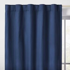 Pillowfort 42"x 63" Twill Solid Kids' Blackout Curtain Panel Navy* 097042758